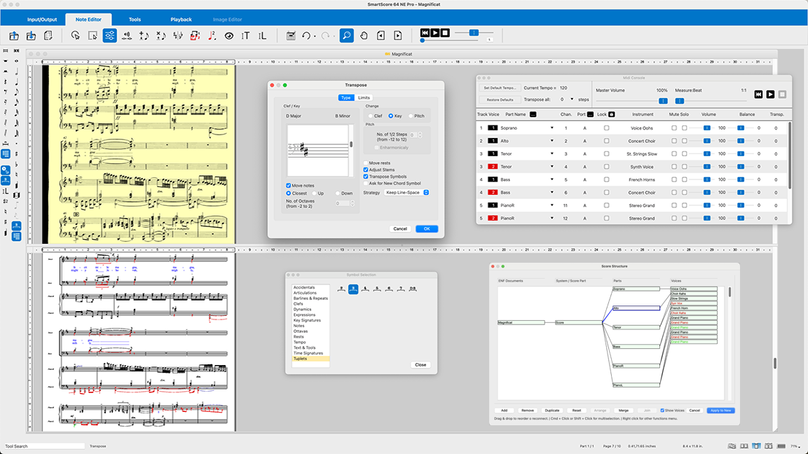 PlayScore 2 sheet music scanning app - exports MIDI and MusicXML