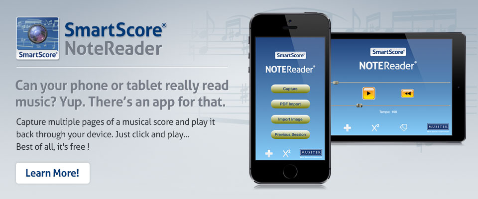 Musitek SmartScore Music Scanning Software Scan Music Transpose And 