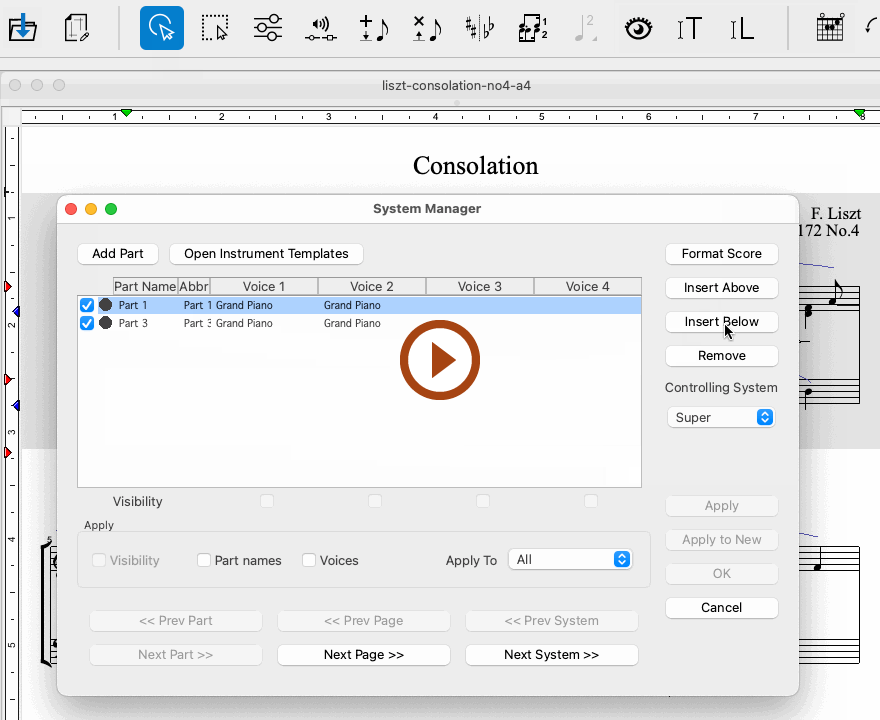 Start animation ➧